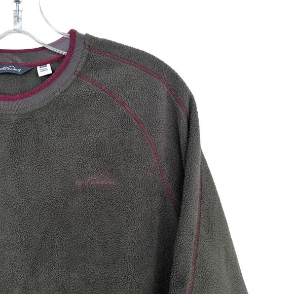 Eddie Bauer Dark Green Fleece Sweater Sz 2XL - Picture 2 of 6